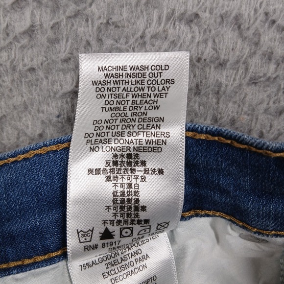 Levi's 511 Slim Performance Jeans Big Boys 14 Regular W27 L27 Blue EUC - Picture 9 of 14